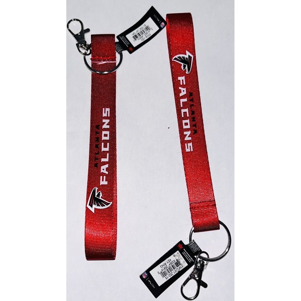 Atlanta Falcons NFL Key Chain 6 inches 2 pack small